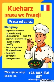 Kucharz praca we Francji